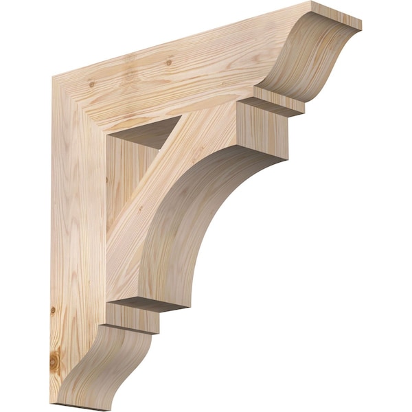 Ekena Millwork Westlake Traditional Smooth Bracket, Douglas Fir, 5 1/2"W x 24"D x 24"H BKT06X24X24WTL01SDF - main